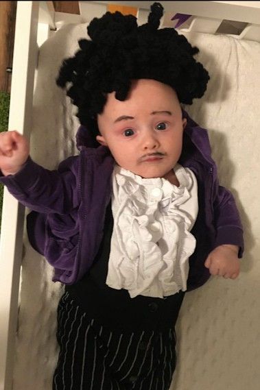 baby dressed as Prince for Halloween