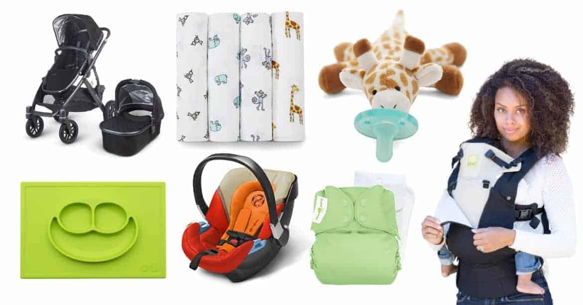 selection of baby items