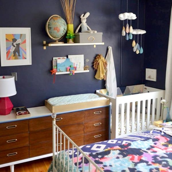 dresser being used as changing table in nursery nookdresser being used as changing table in nursery nook