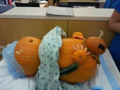 pumpkins giving birth