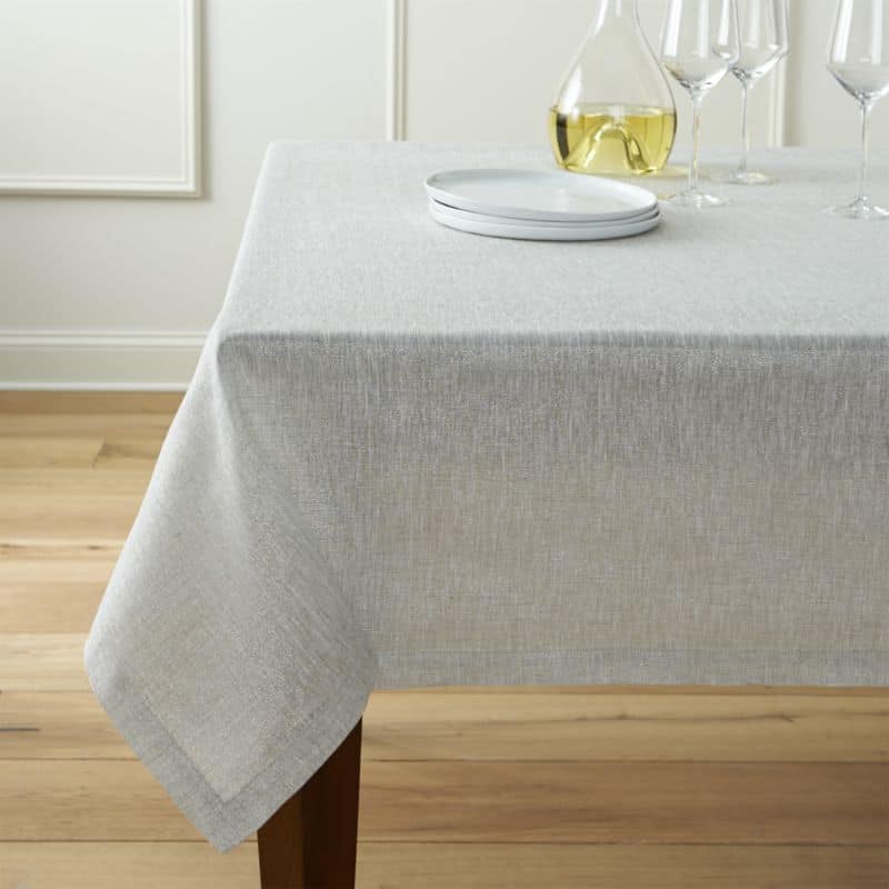 Baby Proofing Tips: Avoid tablecloths - A baby learning to pull up has no idea that using the tablecloth will result in everything on the table landing on his hea