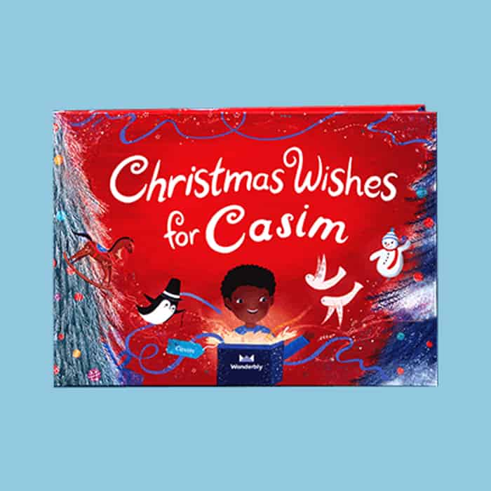 Christmas Wishes for Casim custom book.