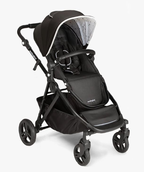 Mockingbird Limited Edition Matte Black Single-to-Double Stroller