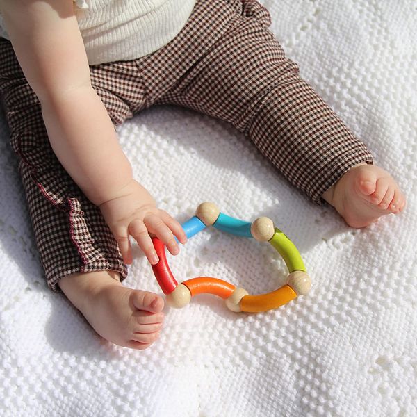 HABA Color Snake Clutching Toy - wooden baby toys